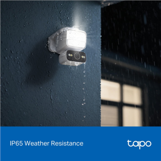 TP-LINK | Tapo C710 | Pan/Tilt Security Floodlight Camera | 3 MP | F/2.0 | IP65 | H.264 | microSD up to 512 GB