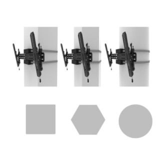 Neomounts Pillar Mount | WL35S-910BL16 | Levelling, tilt | 40-75 Neomounts Pillar Mount | WL35S-910BL16 | Levelling, tilt | 40-75