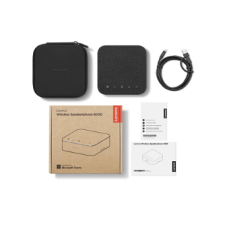 Lenovo | Speakerphone | 6000 | Built-in microphone | Bluetooth | Black Lenovo | Speakerphone | 6000 | Built-in microphone | Bluetooth | Black