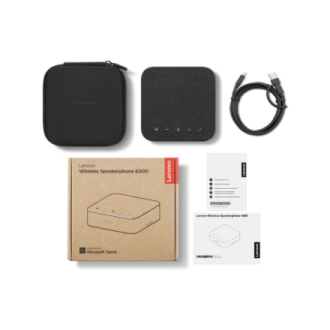 Lenovo | Speakerphone | 6000 | Built-in microphone | Bluetooth | Black Lenovo | Speakerphone | 6000 | Built-in microphone | Bluetooth | Black