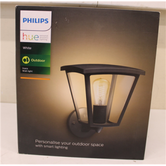 SALE OUT. Philips Hue Inara Outdoor wall light | E27 | 7 W | Warm white | DAMAGED PACKAGING SALE OUT. Philips Hue Inara Outdoor wall light | E27 | 7 W | Warm white | DAMAGED PACKAGING
