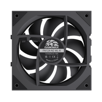 Gamemax FN12A-N2 WL-R | Case fan | Black
