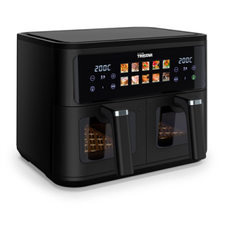 Tristar Double Basket Airfryer | FR-9075 | Power 2500 W | Capacity 9 L | Hot air technology | Black Tristar Double Basket Airfryer | FR-9075 | Power 2500 W | Capacity 9 L | Hot air technology | Black