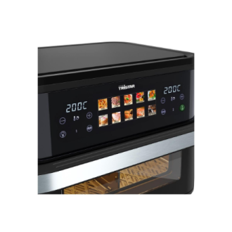Tristar Dualzone Flex Airfryer | FR-9078 | Power 2800 W | Capacity 10 L | Hot air technology | Black Tristar Dualzone Flex Airfryer | FR-9078 | Power 2800 W | Capacity 10 L | Hot air technology | Black