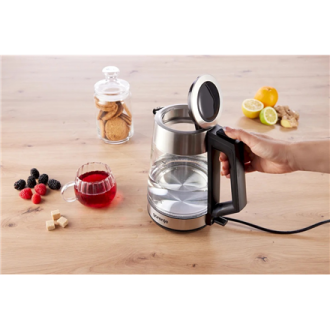 Gorenje | K17OGS | Kettle | Electric | 1.7 L | 2200 W | 360 rotational base | Stainless steel/Glass | Stainless steel Gorenje | K17OGS | Kettle | Electric | 1.7 L | 2200 W | 360 rotational base | Stainless steel/Glass | Stainless steel