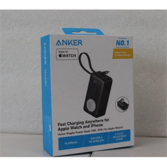 SALE OUT. Anker MagGo Power Bank | 10000 mAh | Black Stone | DEMO SALE OUT. Anker MagGo Power Bank | 10000 mAh | Black Stone | DEMO