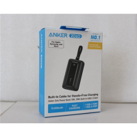 SALE OUT. Anker Power Bank with Built-In USB-C Cable | A1688H11 | 10000 mAh | Black | DEMO