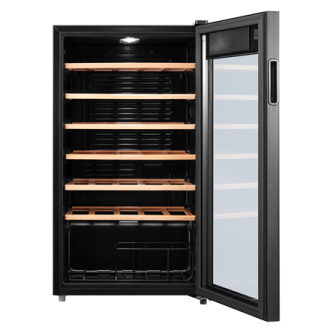 Midea Wine Cooler | MDRW150FGG22W | Energy efficiency class Class G | Free standing | Bottles capacity 34 | Black Midea Wine Cooler | MDRW150FGG22W | Energy efficiency class Class G | Free standing | Bottles capacity 34 | Black