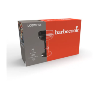 Barbecook Charcoal Barbecue Loewy 55, 59.8 x 35.4 x 101 cm | BC-CHA-1009 | Black
