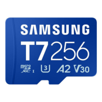 Samsung MicroSD card | T7 | 256 GB | microSDXC | Flash memory class U3, V30, A2