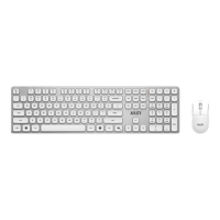 MSI FORGE K210 WIRELESS COMBO WHITE US | Keyboard and Mouse Set | Wireless | Mouse included | US | White MSI FORGE K210 WIRELESS COMBO WHITE US | Keyboard and Mouse Set | Wireless | Mouse included | US | White