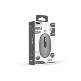 PORT CONNECT Mouse | PURE MAC | Wireless | Bluetooth | Gris clair PORT CONNECT Mouse | PURE MAC | Wireless | Bluetooth | Gris clair