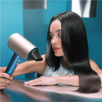 Cecotec Hair dryer | DryGlam Nano Plasma | 1600 W | Number of temperature settings 3 | Ionic function | Black/Rose Gold | Diffus