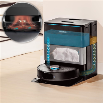 Cecotec Conga X70 | Robot Vacuum Cleaner | Operating time (max) 240 min | Wet&Dry | 5200 mAh | 15000 Pa | Black Cecotec Conga X70 | Robot Vacuum Cleaner | Operating time (max) 240 min | Wet&Dry | 5200 mAh | 15000 Pa | Black