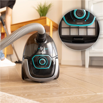 Cecotec Vacuum cleaner | Conga Powerbag 2500 Plus | Bagged | Dust capacity 2.5 L | Power 850 W | Black Cecotec Vacuum cleaner | Conga Powerbag 2500 Plus | Bagged | Dust capacity 2.5 L | Power 850 W | Black