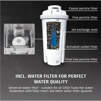 Caso HW 666 Inox | Turbo Hot Water Dispenser | Electric | 2200-2600 W | 2.7 L | Plastic/Stainless Steel | Stainless steel/Black Caso HW 666 Inox | Turbo Hot Water Dispenser | Electric | 2200-2600 W | 2.7 L | Plastic/Stainless Steel | Stainless steel/Black
