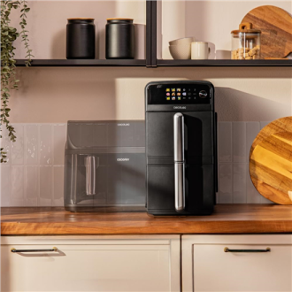 Cecotec Double hot air fryer | Cecofry DuoLevel 10000 | Power 2400 W | Capacity 10 L | Black