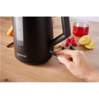 Gorenje K17OPB | Kettle | Electric | 2200 W | 1.7 L | Plastic | 360 rotational base | Black Gorenje K17OPB | Kettle | Electric | 2200 W | 1.7 L | Plastic | 360 rotational base | Black