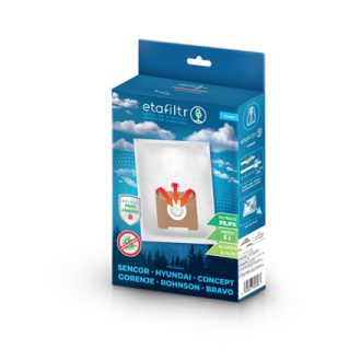ETA Dust bags for vacuum cleaners Concept, ECG, Gorenje, Hyundai, Rohnson, Samsung, Sencor, Tesla and others | ETASEN1 | 4 pc(s) ETA Dust bags for vacuum cleaners Concept, ECG, Gorenje, Hyundai, Rohnson, Samsung, Sencor, Tesla and others | ETASEN1 | 4 pc(s)