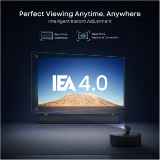 Anker Nebula Nebula P1 Portable Projector with Detachable Speakers | Full HD (1920x1080) | 650 ANSI lumens | Grey