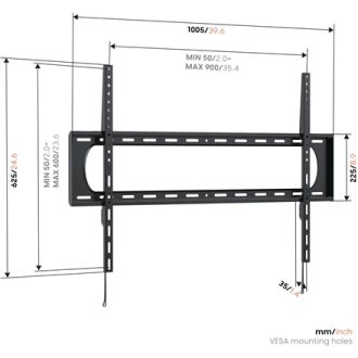 Vogels Wall mount | UP 9003 Fixed TV Wall Mount XL | 55-120 Vogels Wall mount | UP 9003 Fixed TV Wall Mount XL | 55-120