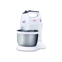 TEFAL HT312138 Quickmix | Hand Mixer | 300 W | Number of speeds 5 | Turbo mode | White/Stainless steel TEFAL HT312138 Quickmix | Hand Mixer | 300 W | Number of speeds 5 | Turbo mode | White/Stainless steel