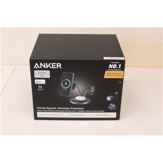 SALE OUT. Anker Prime Wireless Charging Station Qi2.2 25W wireles charging (3-in-1, MagGo, AirCool, Dock Stand) PSU added, Black SALE OUT. Anker Prime Wireless Charging Station Qi2.2 25W wireles charging (3-in-1, MagGo, AirCool, Dock Stand) PSU added, Black