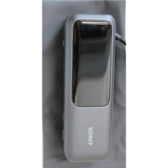 SALE OUT. Anker Zolo Powerbank | A1695H11 | 25000 mAh | Built-In USB-C and Retractable Cable) | Grey | UNPACKED, SCRATCHED ON SC