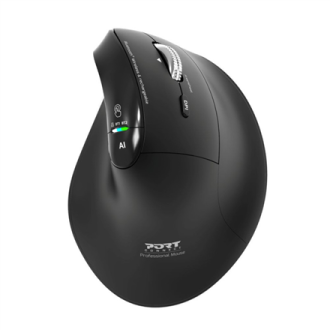PORT CONNECT Mouse | ERGO AUDITOR | Wireless | Bluetooth, 2.4 GHz | Black PORT CONNECT Mouse | ERGO AUDITOR | Wireless | Bluetooth, 2.4 GHz | Black