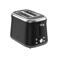 TEFAL Toaster | TT7208E0 Collection Retro | Power 850 W | Number of slots 2 | Housing material Stainless steel | Black TEFAL Toaster | TT7208E0 Collection Retro | Power 850 W | Number of slots 2 | Housing material Stainless steel | Black