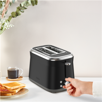TEFAL Toaster | TT7208E0 Collection Retro | Power 850 W | Number of slots 2 | Housing material Stainless steel | Black TEFAL Toaster | TT7208E0 Collection Retro | Power 850 W | Number of slots 2 | Housing material Stainless steel | Black