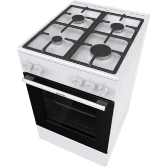 Gorenje GG5A10WFFM | Cooker | Hob type Gas | Oven type Gas | White | Width 50 cm | Depth 59.4 cm | Grilling | 70 L