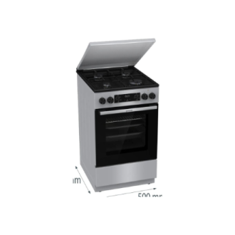 Gorenje GK5C42SJ | Cooker | Hob type Gas | Oven type Electric | Grey | Width 50 cm | Depth 59.4 cm | Grilling | Energy efficienc Gorenje GK5C42SJ | Cooker | Hob type Gas | Oven type Electric | Grey | Width 50 cm | Depth 59.4 cm | Grilling | Energy efficienc