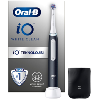 Oral-B Electric Toothbrush | iO White Clean | Rechargeable | For adults | Number of brush heads included 1 | Number of teeth bru Oral-B Electric Toothbrush | iO White Clean | Rechargeable | For adults | Number of brush heads included 1 | Number of teeth bru