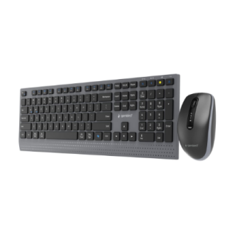 Gembird KBS-WPS-02 | Keyboard and Mouse Set | Wireless | US | Bluetooth | Black Gembird KBS-WPS-02 | Keyboard and Mouse Set | Wireless | US | Bluetooth | Black