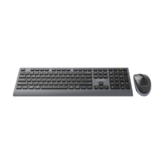 Gembird KBS-WPS-02 | Keyboard and Mouse Set | Wireless | US | Bluetooth | Black Gembird KBS-WPS-02 | Keyboard and Mouse Set | Wireless | US | Bluetooth | Black