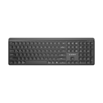 Gembird KB-WPS-03 | Keyboard | Wireless | US | Bluetooth | Black Gembird KB-WPS-03 | Keyboard | Wireless | US | Bluetooth | Black