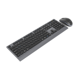 Gembird KBS-WPS-02-CYRL | Keyboard and Mouse Set | Wireless | Cyrillic | Bluetooth | Black