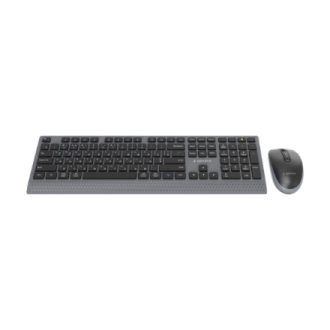 Gembird KBS-WPS-02-CYRL | Keyboard and Mouse Set | Wireless | Cyrillic | Bluetooth | Black