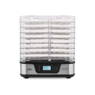 ETA Food dryer | ETA930190000 Secca Premium | Power 380 W | Number of trays 8 | Temperature control | Integrated timer | Silver ETA Food dryer | ETA930190000 Secca Premium | Power 380 W | Number of trays 8 | Temperature control | Integrated timer | Silver