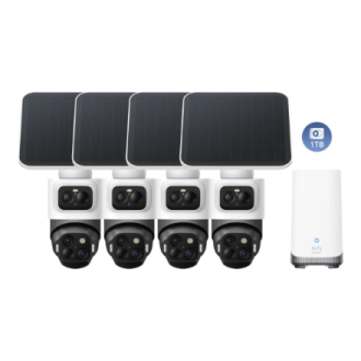 Anker Eufy PoE Cam S4 Bullet-PTZ Camera | PTZ | 16 MP | 2.8 mm/F1.6 | IP65 | H.264, H.265 Anker Eufy PoE Cam S4 Bullet-PTZ Camera | PTZ | 16 MP | 2.8 mm/F1.6 | IP65 | H.264, H.265