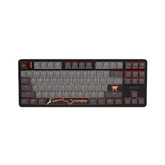 Fury Kanabo K6 | Gaming Keyboard | Wired | US | Linear | Black/Gray Fury Kanabo K6 | Gaming Keyboard | Wired | US | Linear | Black/Gray