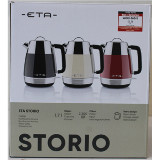 SALE OUT. ETA ETA918690040 Storio Kettle, Power 2150 W, Capacity 1.7 L, Stainless steel, Beige | SALE OUT. ETA | Storio Kettle | SALE OUT. ETA ETA918690040 Storio Kettle, Power 2150 W, Capacity 1.7 L, Stainless steel, Beige | SALE OUT. ETA | Storio Kettle |