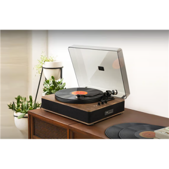 Muse Turntable Stereo System with Bluetooth Out | MT-107 BTO | 2x5 W | Bluetooth | Black/Brown Muse Turntable Stereo System with Bluetooth Out | MT-107 BTO | 2x5 W | Bluetooth | Black/Brown