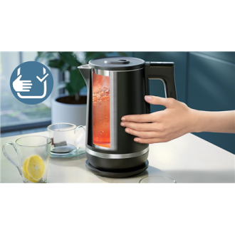 Philips | Double-walled Kettle | HD9396/90 7000 series | Electric | 2200 W | 1.7 L | Metal | 360 rotational base | Black Philips | Double-walled Kettle | HD9396/90 7000 series | Electric | 2200 W | 1.7 L | Metal | 360 rotational base | Black
