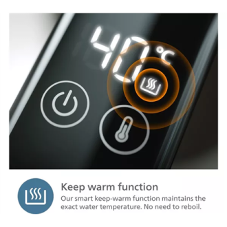Philips | Double-walled Kettle | HD9396/90 7000 series | Electric | 2200 W | 1.7 L | Metal | 360 rotational base | Black Philips | Double-walled Kettle | HD9396/90 7000 series | Electric | 2200 W | 1.7 L | Metal | 360 rotational base | Black