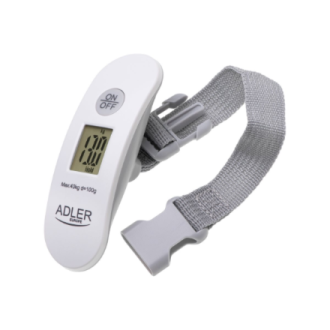 Adler | Travel Luggage Scale | AD 8189 | Maximum weight (capacity) 40 kg | Accuracy 100 g | White Adler | Travel Luggage Scale | AD 8189 | Maximum weight (capacity) 40 kg | Accuracy 100 g | White