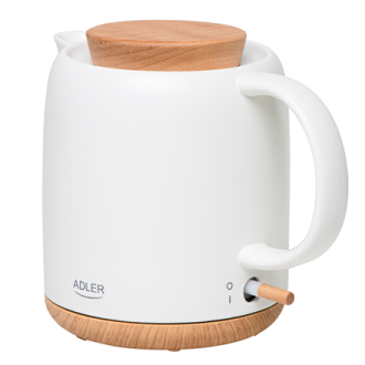 Adler Electric Kettle | AD 1304 | Electric | 1200 W | 1 L | Ceramic | 360 rotational base | White Adler Electric Kettle | AD 1304 | Electric | 1200 W | 1 L | Ceramic | 360 rotational base | White