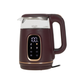 Adler Kettle with LED Display | AD 1305 | Electric | 2200 W | 1.7 L | Plastic | 360 rotational base | Burgundy Adler Kettle with LED Display | AD 1305 | Electric | 2200 W | 1.7 L | Plastic | 360 rotational base | Burgundy
