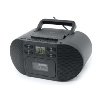 Muse M-188 RDC | Portable radio with Blu-ray CD/MP3 cassette recorder | AUX in 